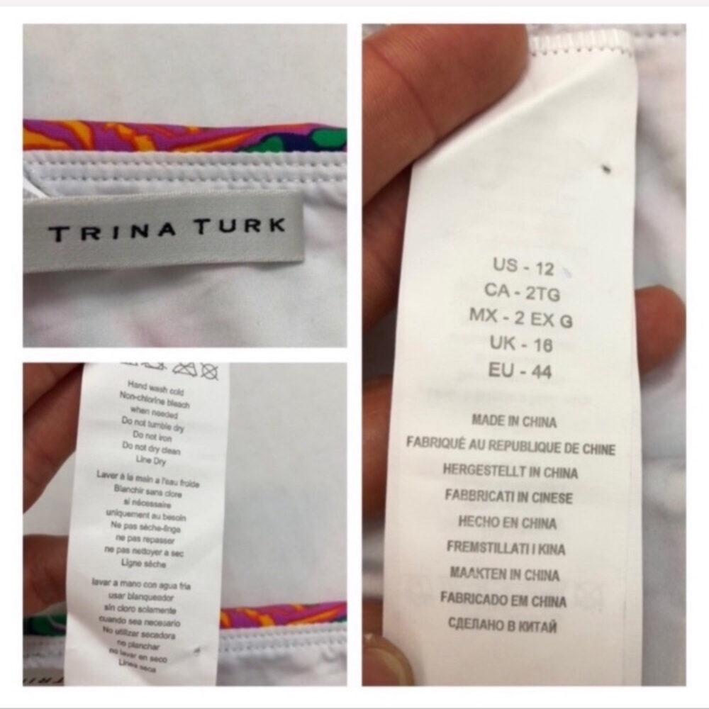 •Trina Turk Bikini Tropic Escape Hipster G172 - Picture 4 of 8